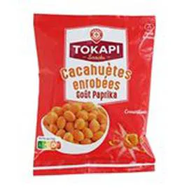MARQUE REPÈRE, TOKAPI Cacahuètes enrobées Paprika 150g