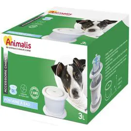 Fontaine à Eau pour Chien 3L (1,08kg)