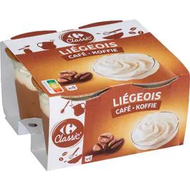 Liégeois café (4x100g)