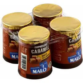 Yaourts emprésuré caramel (4x125g)
