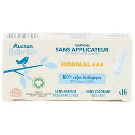 Tampons sans applicateur normal (x16)