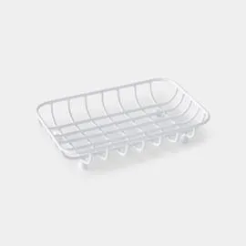MONOPRIX Maison Porte-Savon, Fils Métals, Blanc l'unité