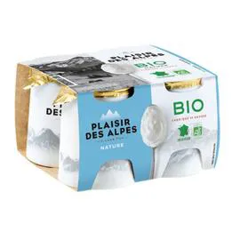 Yaourt nature Bio (4x125g)