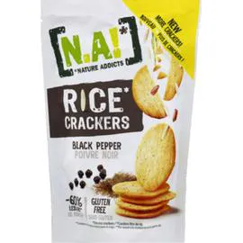 N.A!, NATURE ADDICTS Rice Crackers saveur poivre noir 85g
