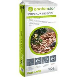 Copeaux de bois naturel 50L (l'unité)
