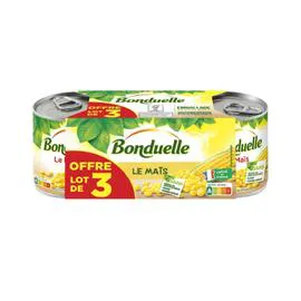 Mais sans résidu de pesticides (3x140g)