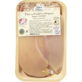 Filet de poulet jaune fermier LR (x2)