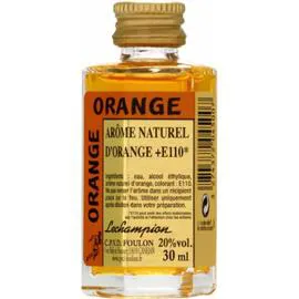 Préparation culinaire arôme naturel d'orange (30ml)