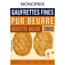 Gaufrettes fines pur beurre (200g)