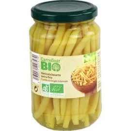 Haricots beurre bio extra fins (180g)