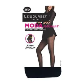 Collant femme noir semi-opaque T1 Moda (l'unité)