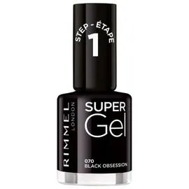 Vernis à ongles super gel intense black (12ml)