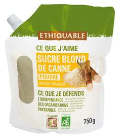 Ce que j'aime -Sucre blond de canne - Biologique (750g)