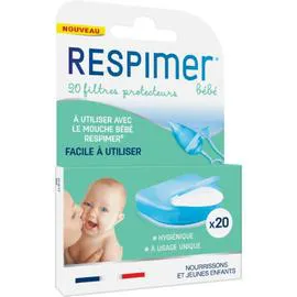 Mouche Bébé Recharge Filtres Protecteurs Respimer (x20)