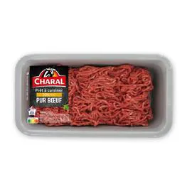 Viande Bovine: hachée prêt à cuisiner 20% MG (600g)