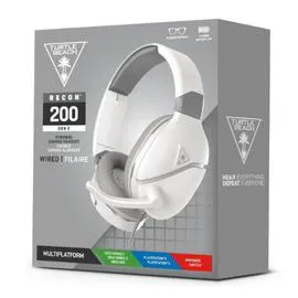 TURTLE BEACH Casque Gaming Blanc 2e génération - Recon 200 l'unité