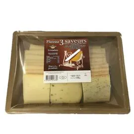 Fromage à raclette nature poivre et ail des ours (550g)