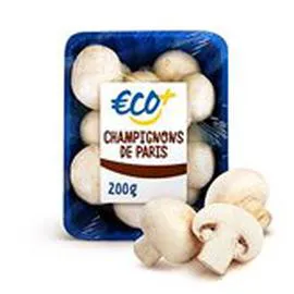 ECO+ Champignons blancs de Paris 200g