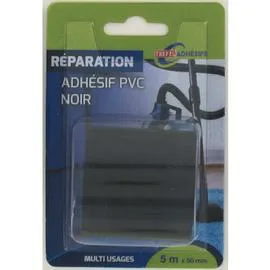 SOUDEX Adhésif pvc noir multi usage, 5Mx50mm l'unité