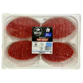 Steaks hachés pur boeuf 5% (400g)