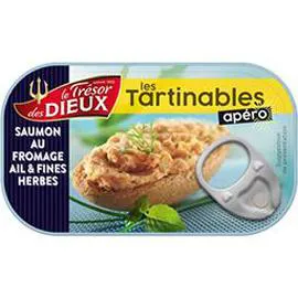 Les Tartinables - Saumon fromage ail & fines herbes (90g)