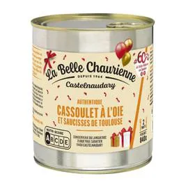 Cassoulet au confit d'oie (840g)