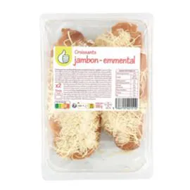 Croissant sauce blanche, jambon et emmental (280g)