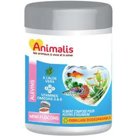 Aliments Mini Flocons pour Alevins (50ml)