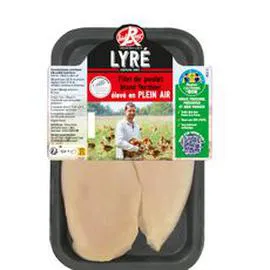 Filets de poulet blanc fermier élevé en plein air Label Rouge (240g)