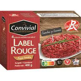 Steack Haché Pur boeuf Charolais Label (4x120g)