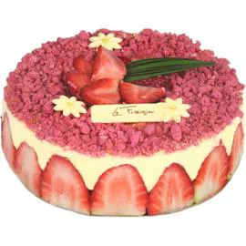  Fraisier 6 parts l'unité
