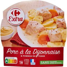 Plat cuisiné porc à la dijonnaise (300g)