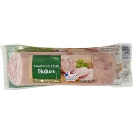 CARREFOUR Saucisson à l'ail nature 300g