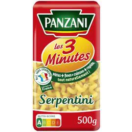 PANZANI Pâtes serpentini cuisson rapide 500g