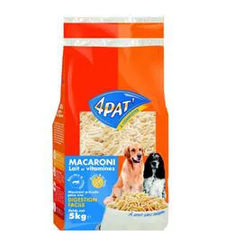 Croquettes pour chien macaroni sans cuisson (5kg)