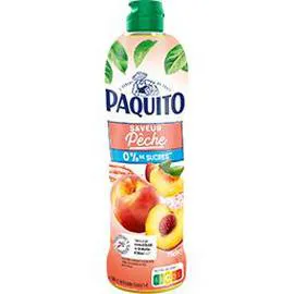 PAQUITO Boisson saveur pêche 0% de sucres 75cl