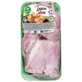 Lapin halal entier (l'unité)