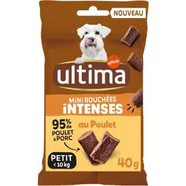 Mini snack pour chien mini bouchées plaisir au poulet (40g)