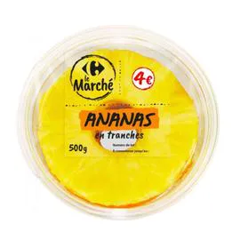 Ananas en tranches (500g)