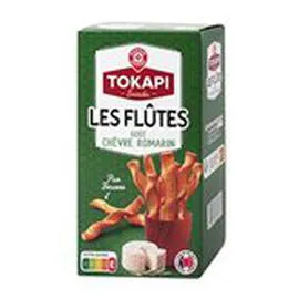 MARQUE REPÈRE, TOKAPI Flûtes Chèvre/romarin 100g