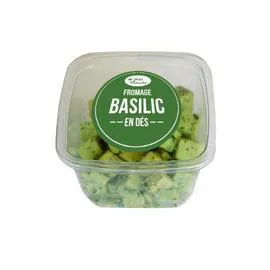 Fromage en dés au basilic (120g)