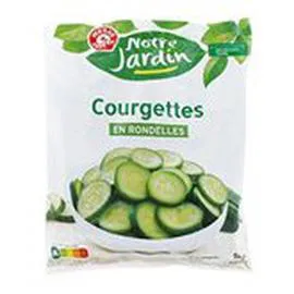 MARQUE REPÈRE, NOTRE JARDIN Courgettes Rondelles 1kg