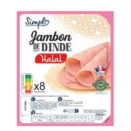 Jambon halal de dinde (320g)