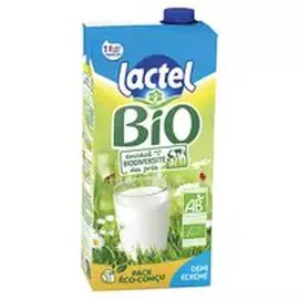 Lait demi écrémé bio UHT (1l)