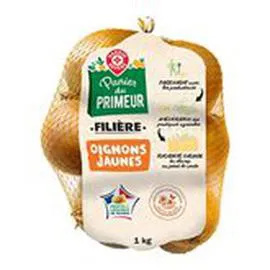 MARQUE REPÈRE, PANIER DU PRIMEUR Oignon jaune À rissoler et mijoter 1kg