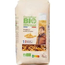 CARREFOUR BIO Fusili bio au blé complet 400g