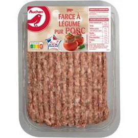 Farce à légumes pur porc (500g)