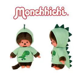 BANDAI Monchhichi peluche dinosaure 20 cm l'unité