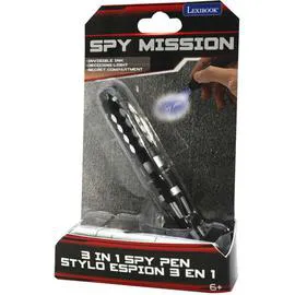 LEXIBOOK Stylo Spy mission avec message secret invisibles et lumière d'espion l'unité