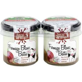 Fromage blanc lit crème de marron (2x250g)